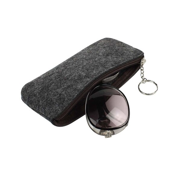 Eyeglasses Pouch 2PACK Sunglasses bag spectacle pouch with Cleaning Cloth