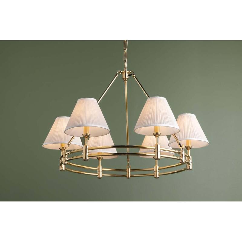 Hudson Valley Lighting MDS1800 Howard 6 Light 33" Wide Chandelier with