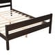 preview thumbnail 13 of 37, Contemporary Bed with Headboard and Footboard for Comfort
