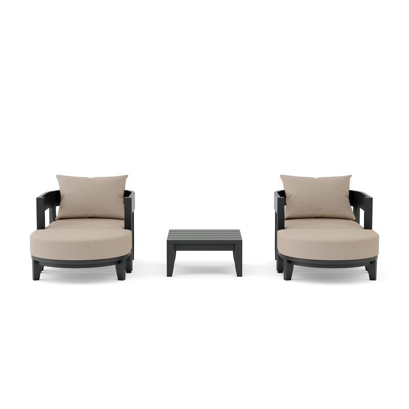 SET-172 5-pc Coronado Aluminum Deep Seating Set