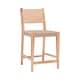 preview thumbnail 11 of 14, Caelan Seagrass 24-Inch Counter Stool (Set of 2)