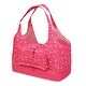 preview thumbnail 1 of 6, Badger Basket On-the-Go Doll Tote and Storage Bag - Pink Stars