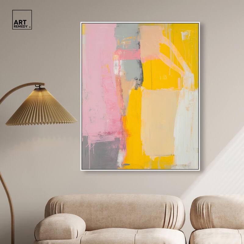 Tangerine Blush I Canvas by Art Remedy