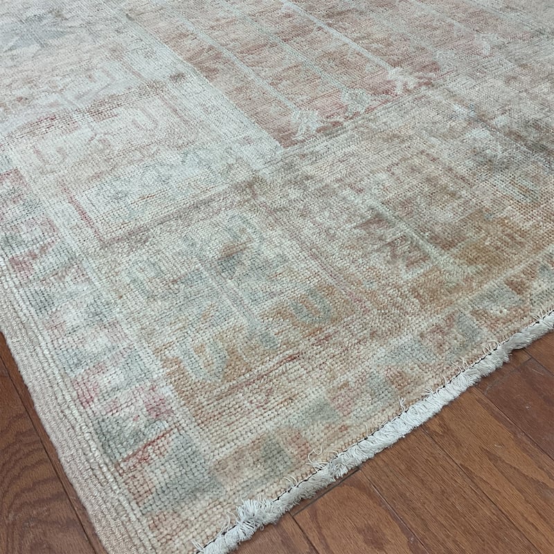 HERAT ORIENTAL Handmade Turkish Oushak Wool Rug - 4'9" x 9'3"