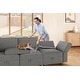 preview thumbnail 6 of 5, Loveseat Sofa with Storage Seat
