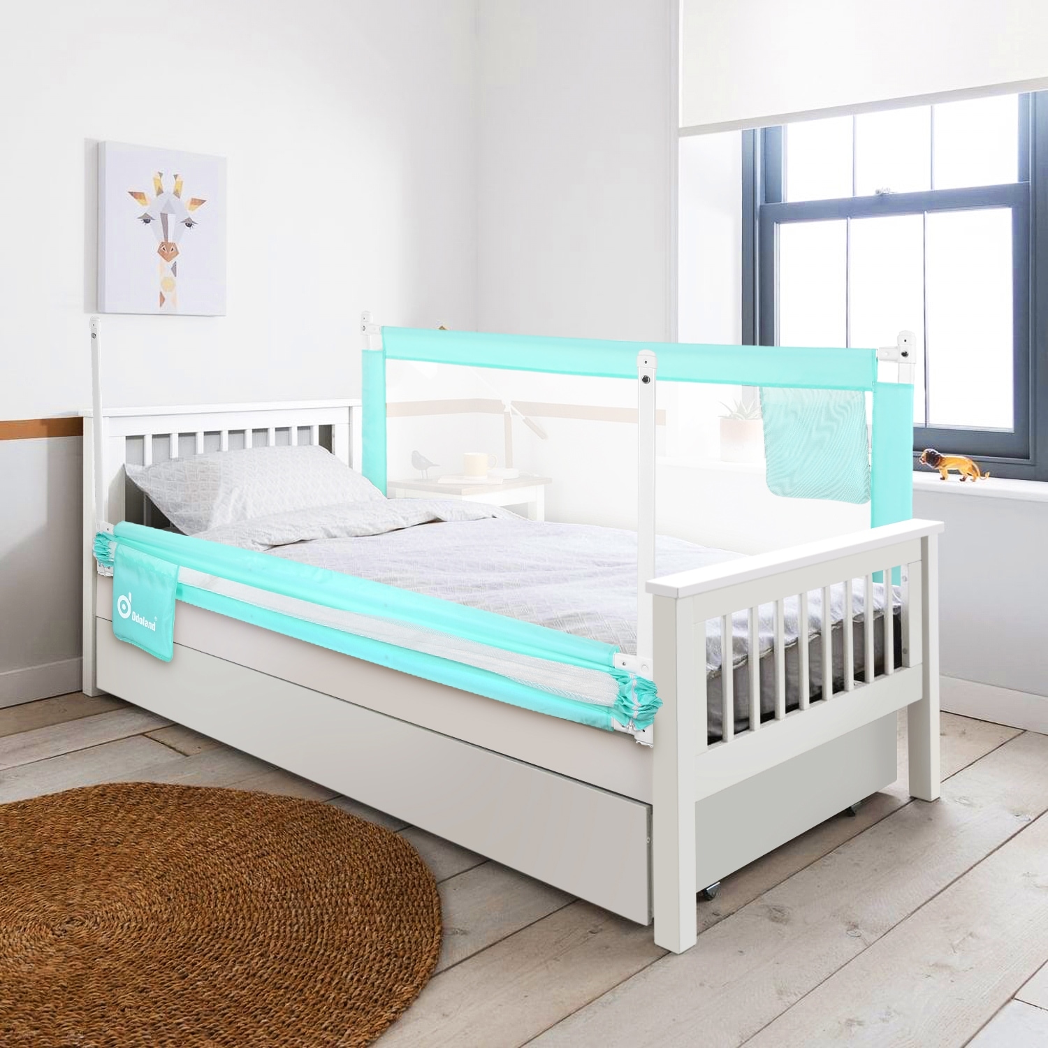 convertible crib bed rail