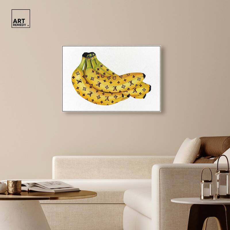 Fashion Bananas III Canvas by Art Remedy