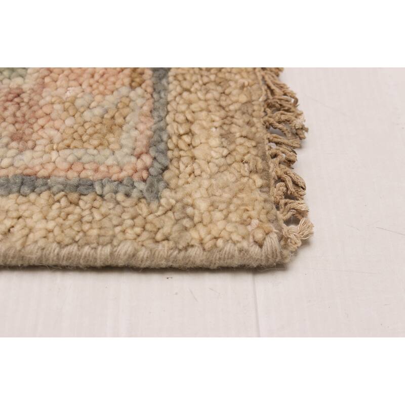 ECARPETGALLERY Hand-knotted Jules Serapi Khaki Wool Rug - 9'10 x 13'9