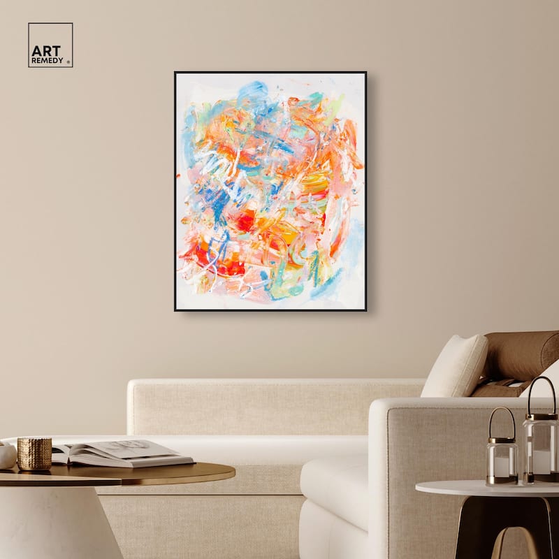 Swirling Hues I Canvas by Art Remedy