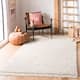 SAFAVIEH Casablanca Shag Tribal Beige Wool Rug - 3' x 5' - Beige