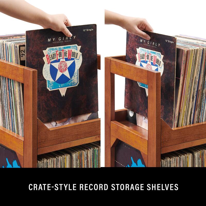 Crosley Asheville Small Record Storage Stand