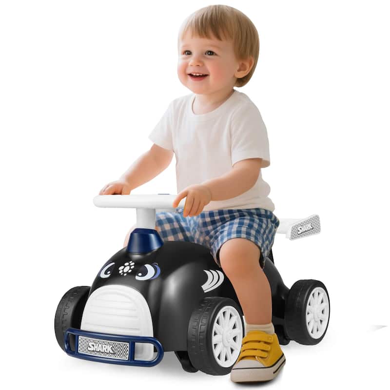 Costway Kids Ride On Push Car with Music Under-Seat Storage Universal