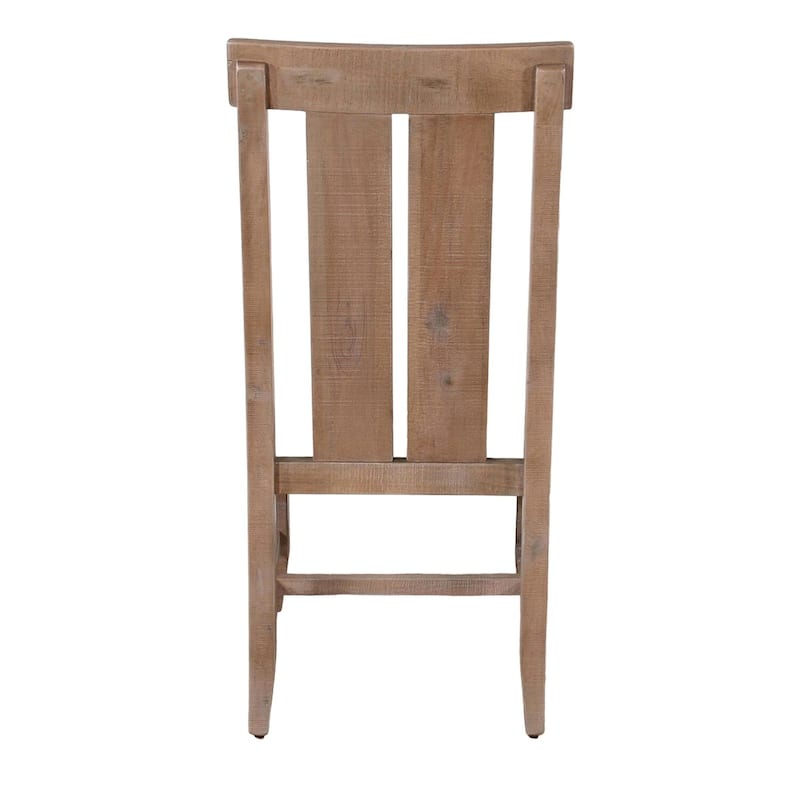 Brown/Ivory Fabric Upholstered Wood Frame Dining Chair, Set of 2, Sturdy Dining Chair for Dining Rooms - 20.5