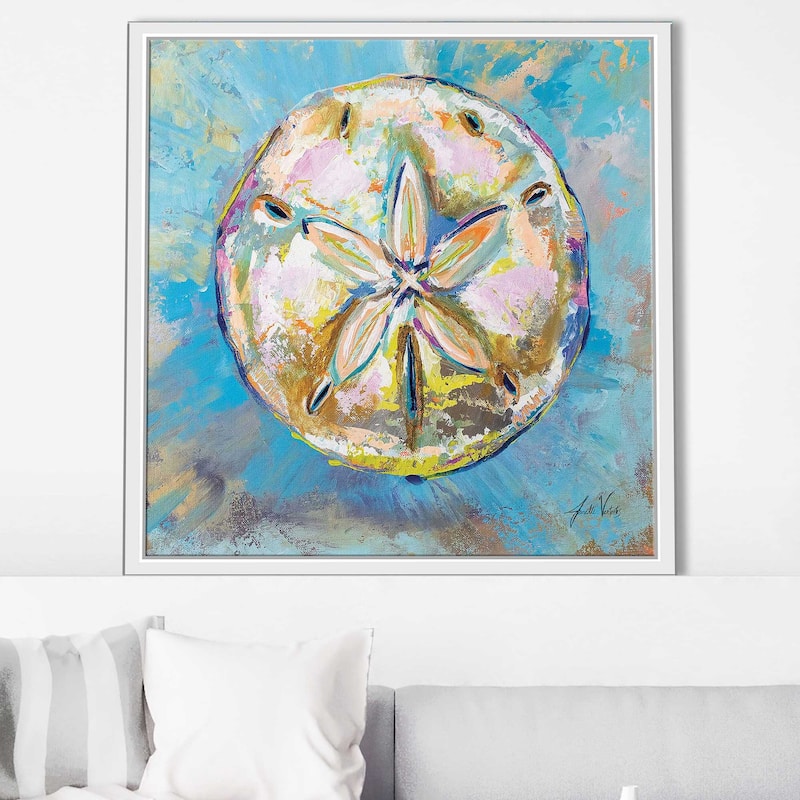 "Sand Dollar" Print on Floating Canvas