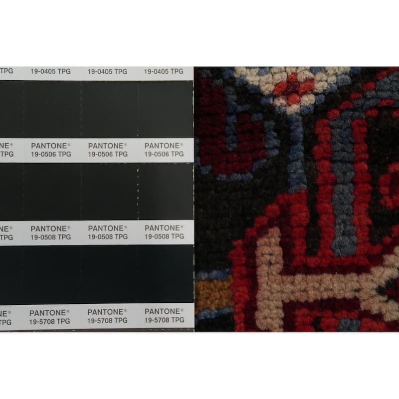 Hand Knotted Oriental 100% Wool Carpet Traditional Medallion Red Heriz Area Rug - 13' 0'' X 10' 1''