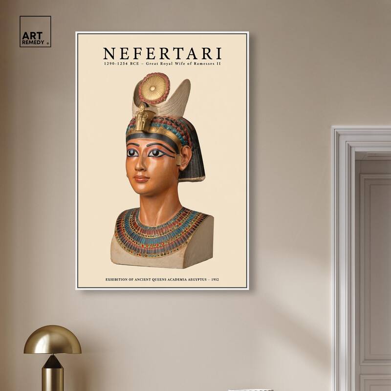 Ancient Egyptian Queen Canvas by Art Remedy