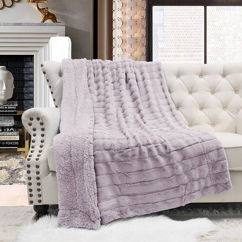 Supermink Decorative Fauxfur Throw 50'' x 60''