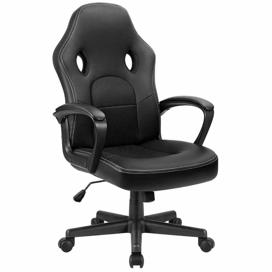 Homall Gaming Racing Office High Back PU Leather Swivel Chair with Headrest Black/Red for sale online 