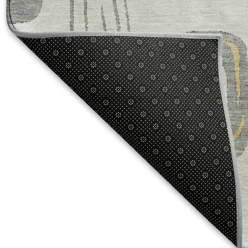Premium Washable Super Soft Contemporary Elements Mayfield Rug