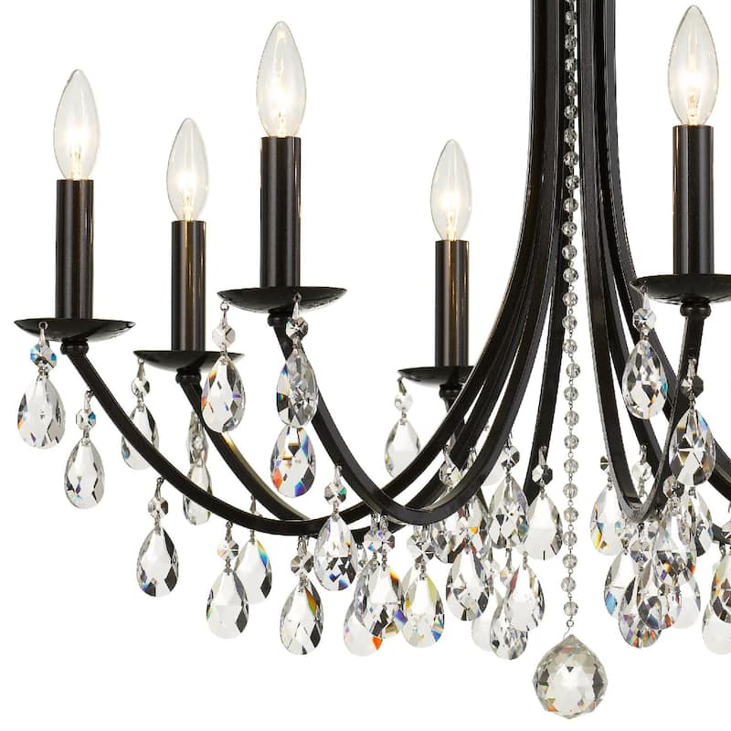 Crystorama Lighting Group Bridgehampton 8 Light 28" Wide Crystal