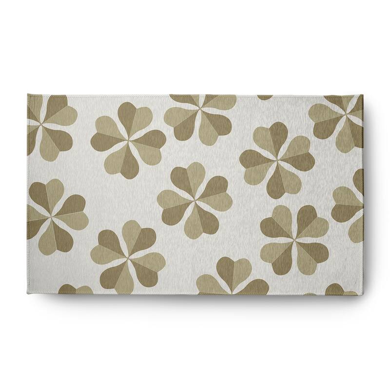 Lucky Patch St. Patrick's Day Chenille Rug - Sustainable Green - 3' x 5'