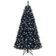preview thumbnail 1 of 8, Gymax 6/7 FT Halloween Tree w/ 362/572 Branch Tips Frosted Pine 7ft - 7 Foot