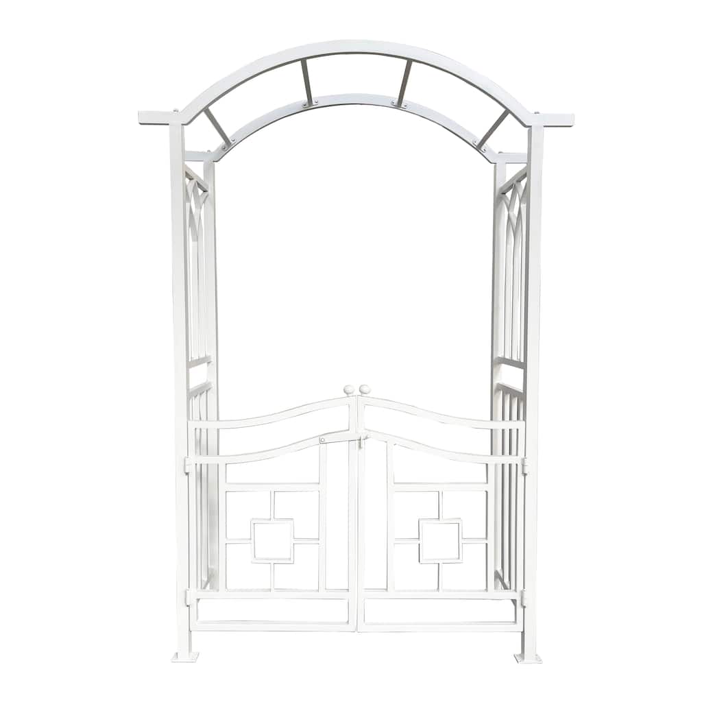 Aluminum Garden Arch with Gate