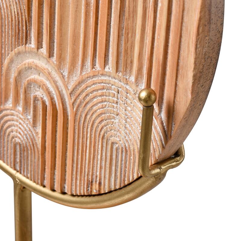 Elk Home Lambert Natural Wood 9.5 Inch Wide Decorative Object