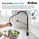preview thumbnail 45 of 49, KRAUS Allyn Commercial 2-Function 1-Handle Pull Down Kitchen Faucet