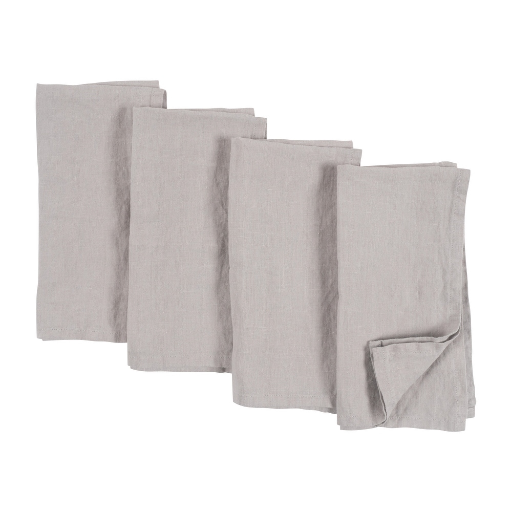 Aunti Em's Kitchen White Cotton Napkins Cloth 20 x 20 Oversized 100% Natural for