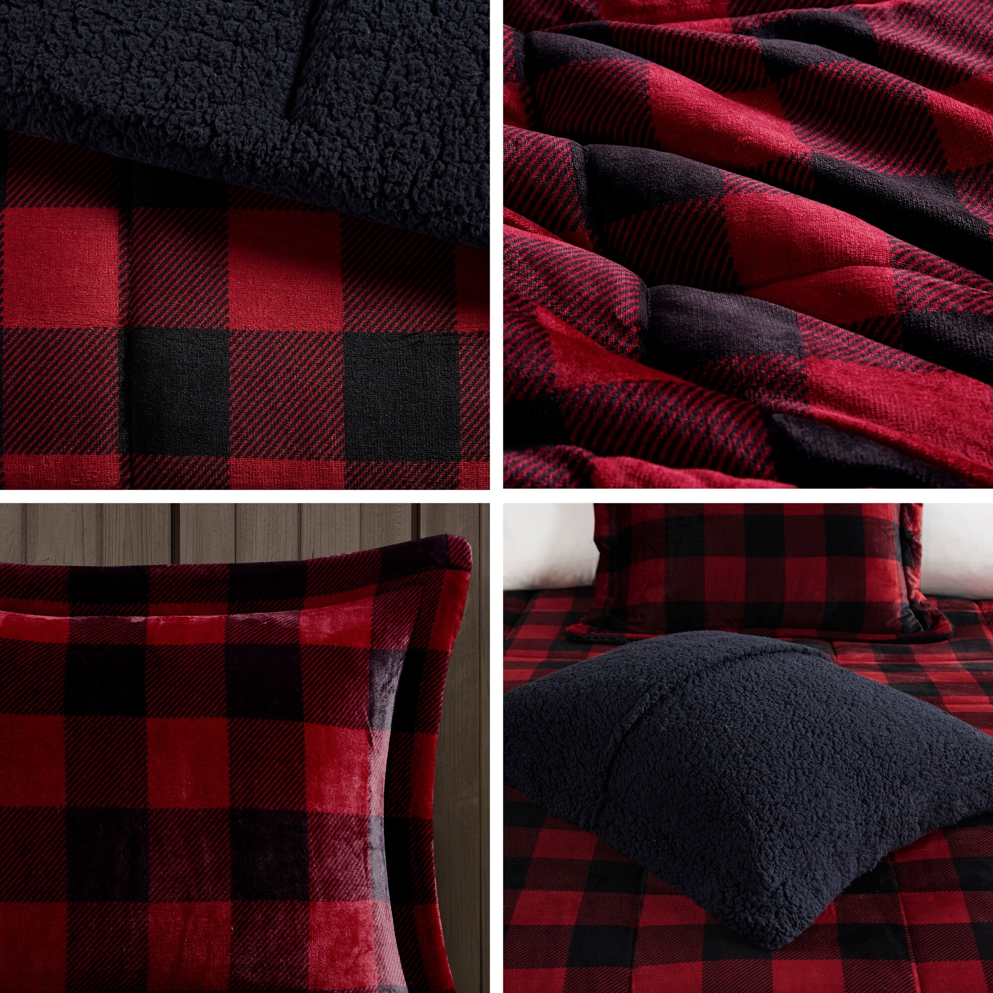 Woolrich Alton Plush to Sherpa Down Alternative Comforter Set Bed Bath Beyond 17018197