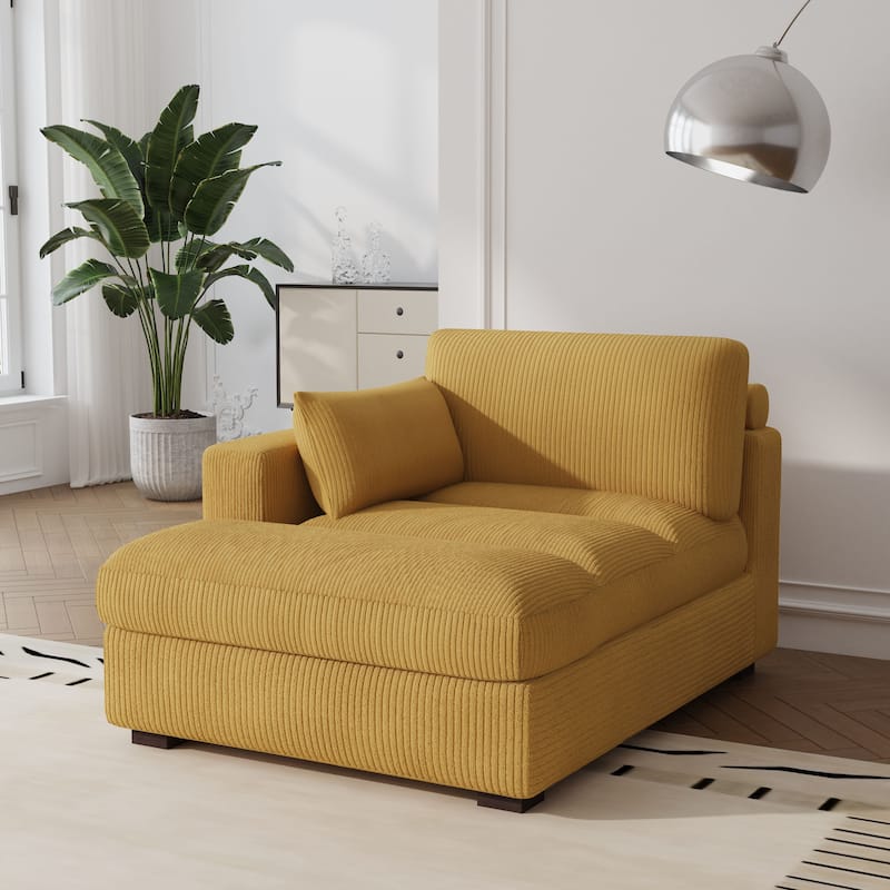 Left and Right Sectional Sofa Set Chaise Lounge Sofa Chair