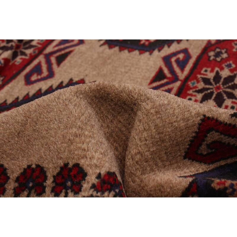 ECARPETGALLERY Hand-knotted Teimani Tan Wool Rug - 6'9 x 9'11