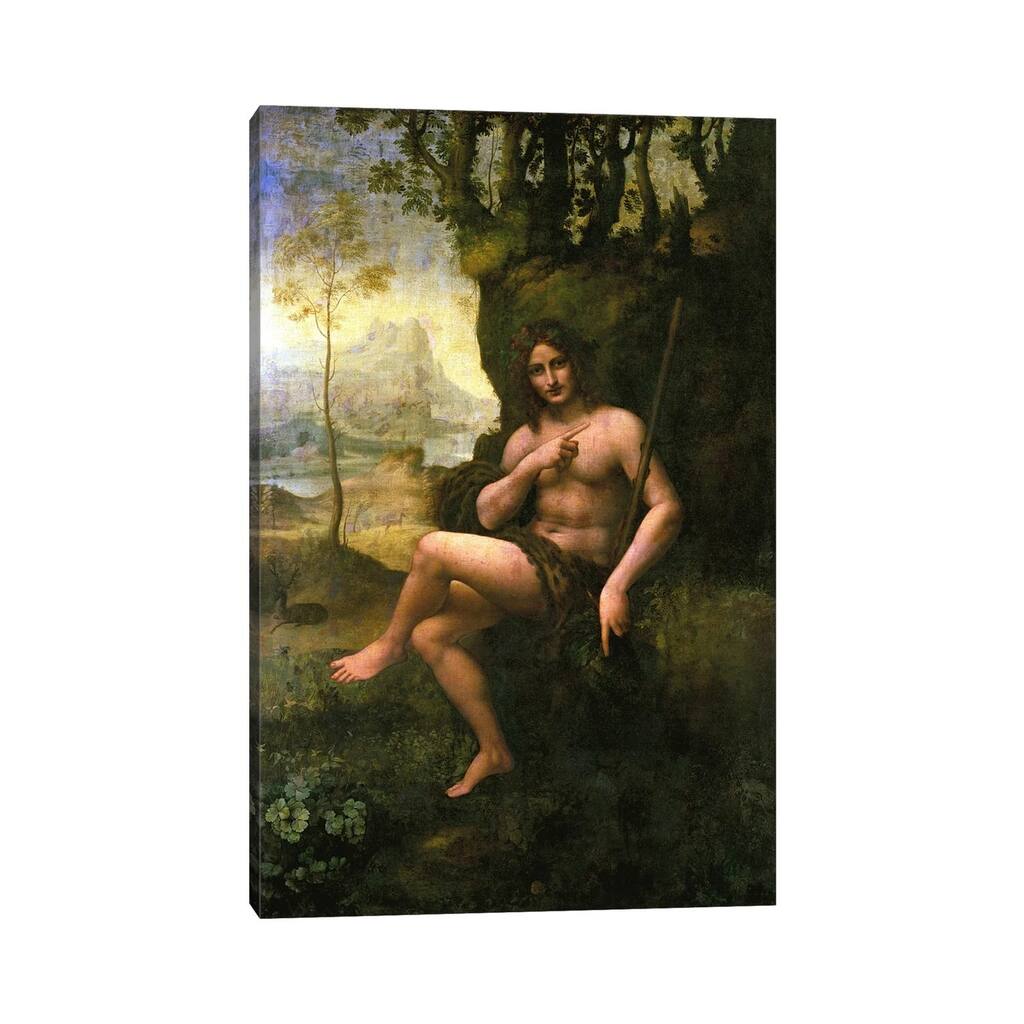iCanvas "Bacchus, c.1695 " by Leonardo da Vinci Canvas Print