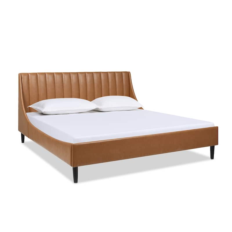 Aspen Vertical Tufted Upholstered Platform Bed