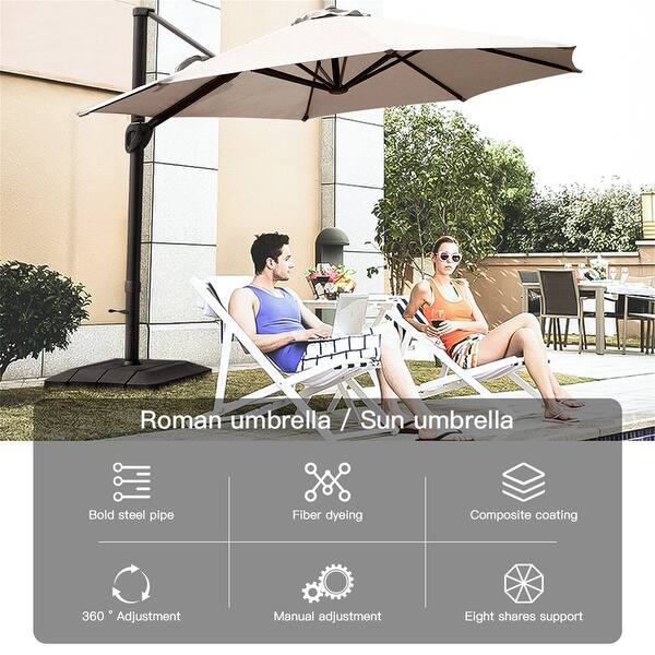 Shop Black Friday Deals On California Umbrella High End Roman Umbrella With Aluminum Column Overstock 31569661