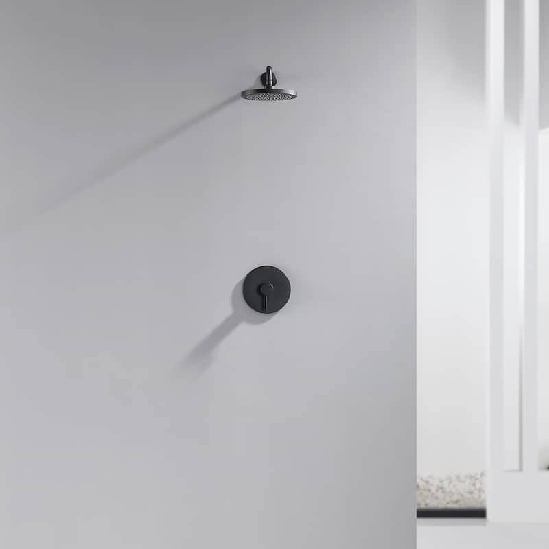 Luxier SS-B02 Single Handle 1-Spray Shower Faucet (Valve Included)