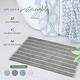 preview thumbnail 13 of 25, Martex Restore Cotton Bath Rug Soft Absorbent Quick-Dry Stripe