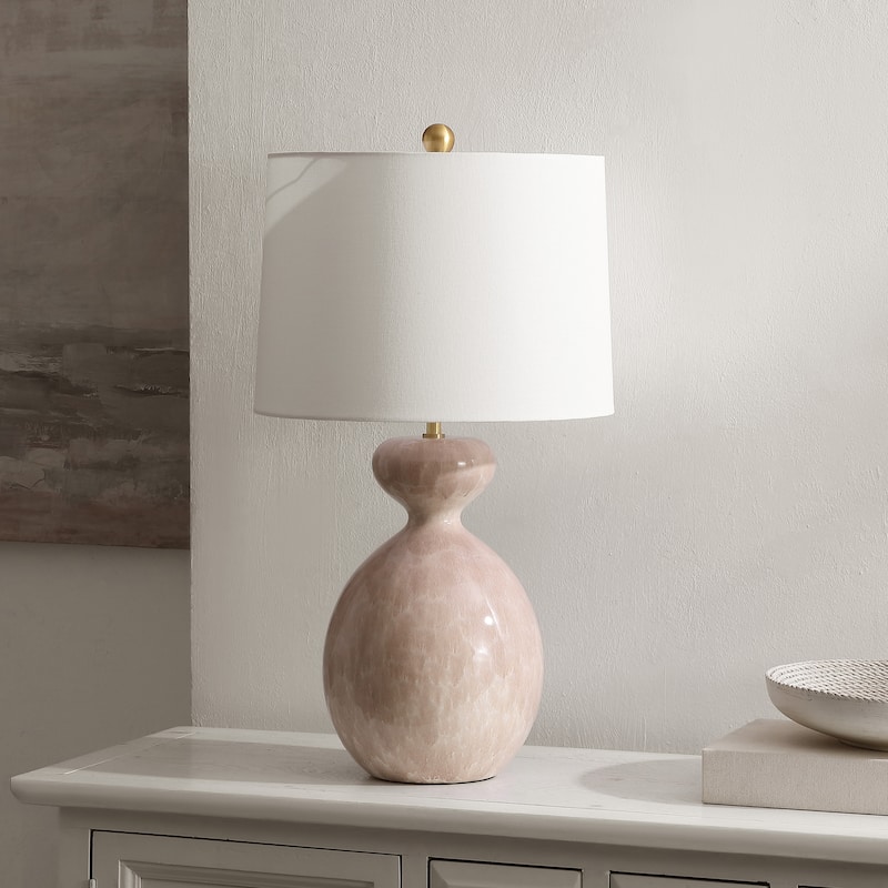 SAFAVIEH Couture Marialla, 25-inch, Ceramic Table Lamp - 14"W x 14"D x 25"H