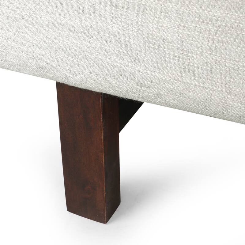 73.5" Loveseat, Family Room Fabric Sofa, Tufted Upholstered Arm Couch with Wood Legs for Living Room Bedroom