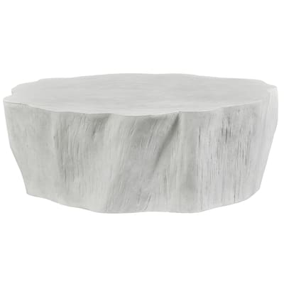 Uttermost Woods Edge White Coffee Table - 41.5"W x 15"H x 37.5"D