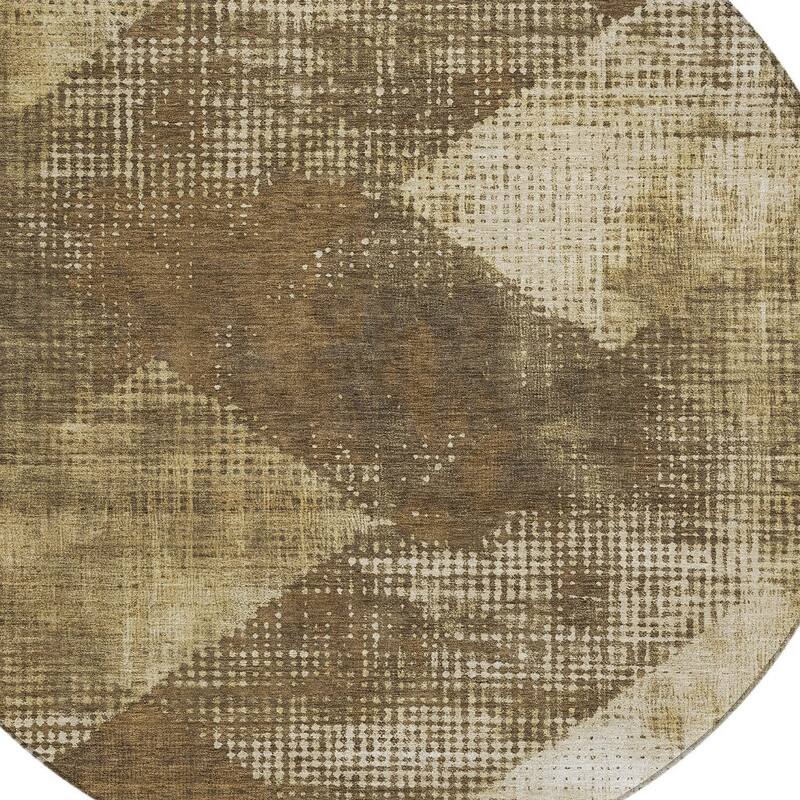 HomeRoots Geometric Transitional Rectangle Outdoor Rug
