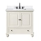 preview thumbnail 4 of 16, Thompson 36 in. Single Sink Bathroom Vanity with Engineered Stone Top - 37"W x 22"D x 35"H