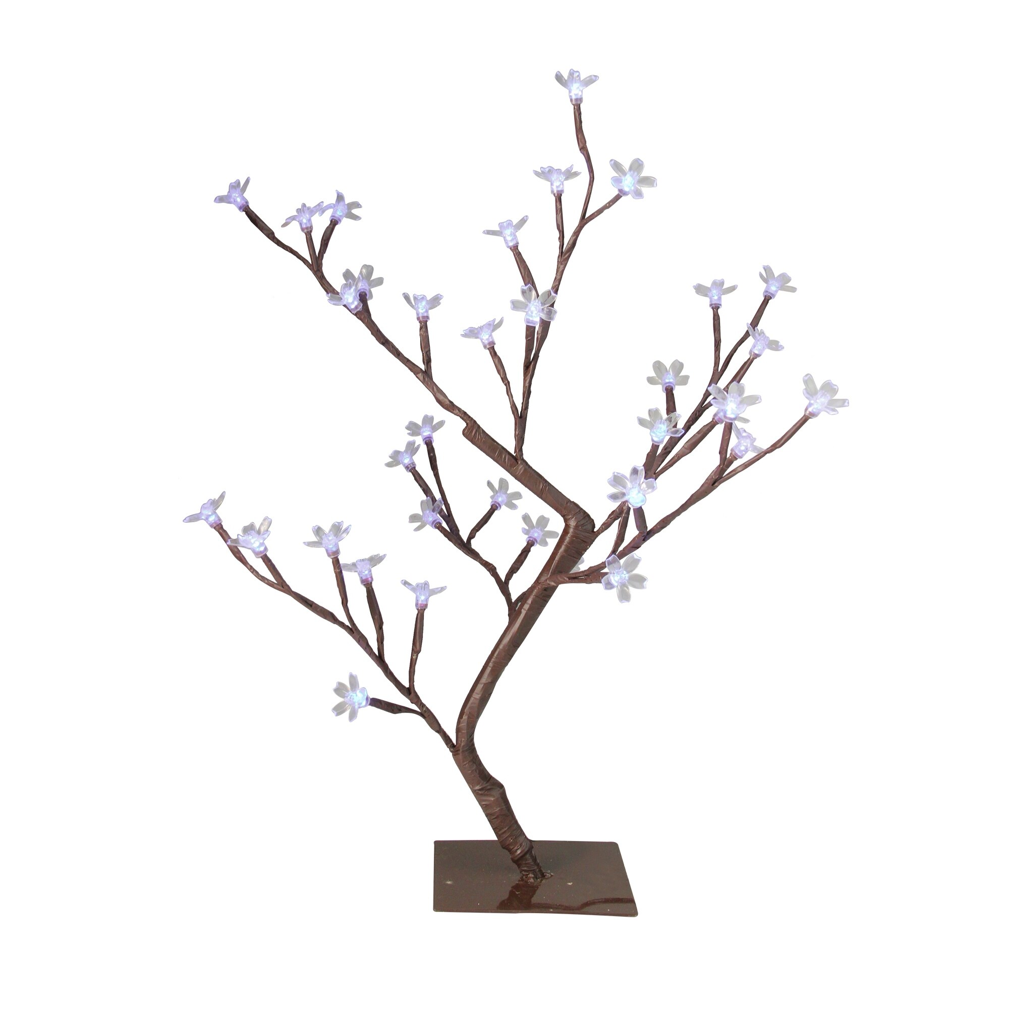 20 Warm White Lighted Cherry Blossom Led Flower Tree Under Warm White Lighted Cherry Blossom Led