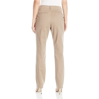 lee women's midrise fit essential chino pant