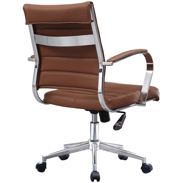Modern Office Chair, Executive Mid-Back Conference Room Chair in