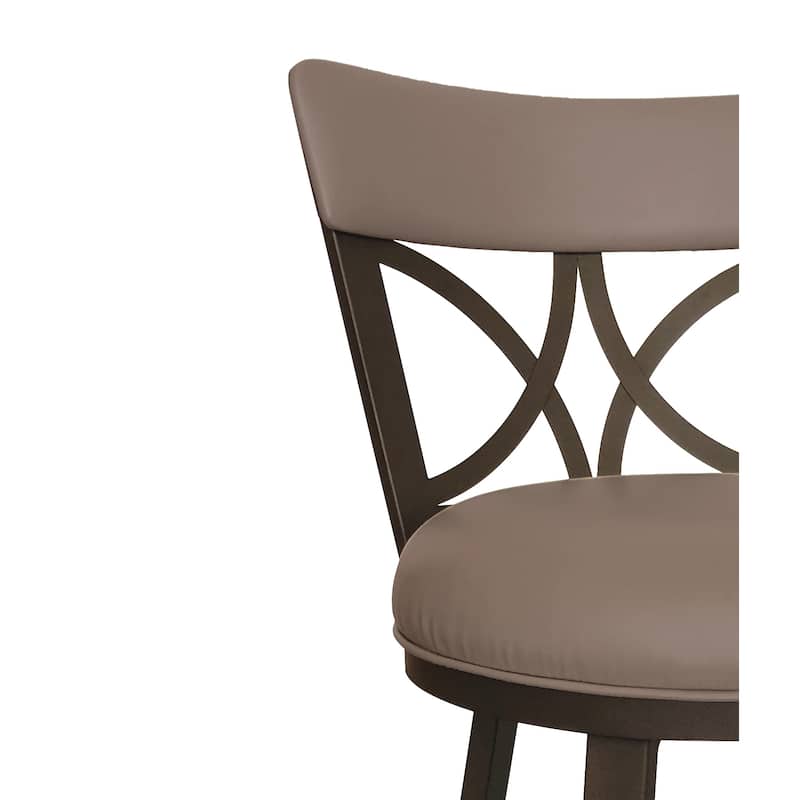 Tempo Furniture Bradley Swivel 26" Counterstool/30" Barstool by Furnish Theory