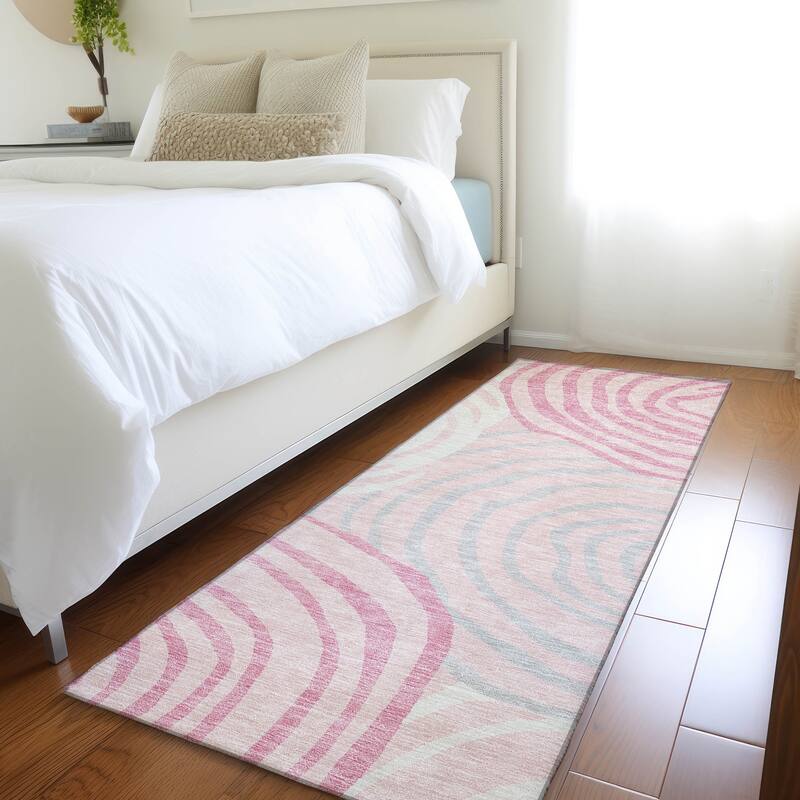 Machine Washable Indoor/ Outdoor Chantille Contemporary Dimensions Rug