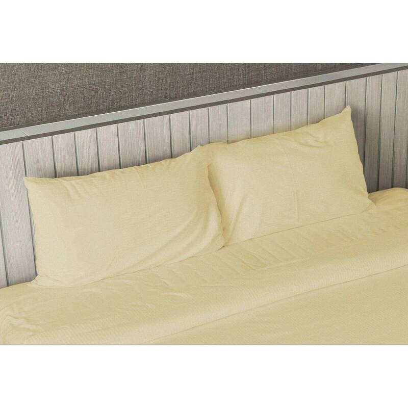 Deep Pocket 1800 Count Luxury Series 4-piece Bed Sheet Set - Cream - King/California King