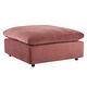 preview thumbnail 30 of 75, Commix Down Filled Overstuffed Velvet 6-Piece Sectional Sofa